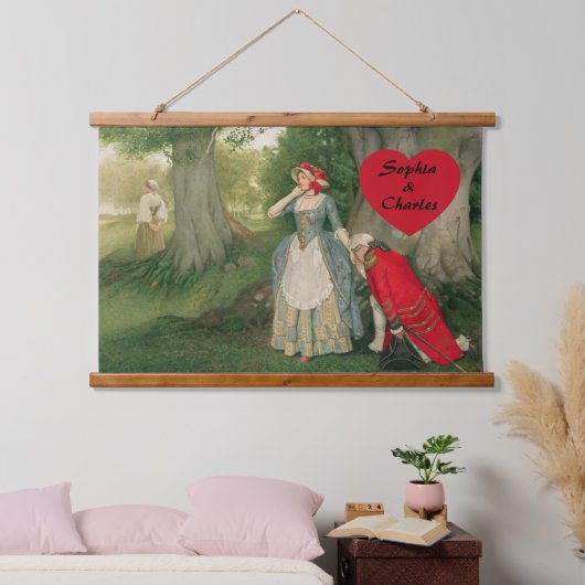 Het voorstel van Sir James Dromgole Linton Hangend Wandkleed (Slaapkamer)