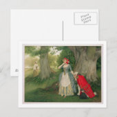 Het voorstel (w/c op papier) briefkaart (Voorkant / Achterkant)