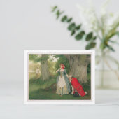 Het voorstel (w/c op papier) briefkaart (Staand voorkant)