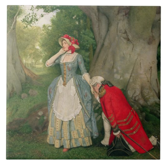 Het voorstel (w/c op papier) tegeltje (Voorkant)