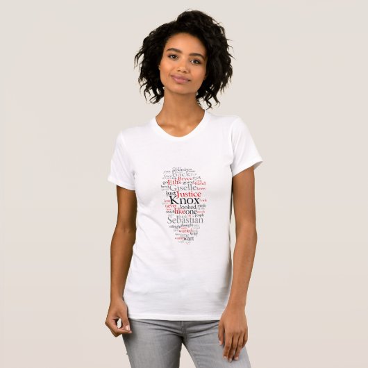 Het voorstel: Woorden T-shirt (Voorkant volledig)