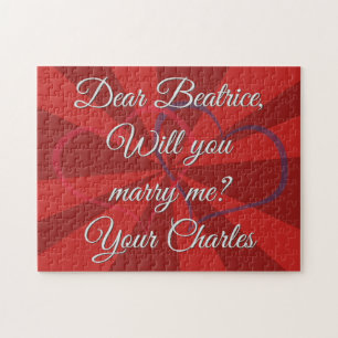 Het voorstel zal u me uitdagen legpuzzel