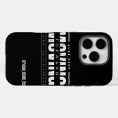 Het voortbewegen van branded product. Case-Mate iPhone case (Achterkant (horizontaal))
