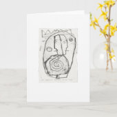 Het voortdurende geklets in mijn hoofd van Mike He Kaart (Gele Bloem)