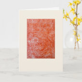 Het voortdurende kletsen in mijn hoofd kaart (Gele Bloem)