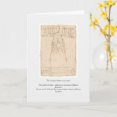 Het voortdurende kletsen in mijn hoofd kaart (Gele Bloem)