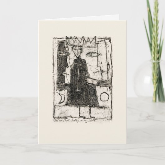 Het voortdurende kletsen in mijn hoofd kaart (Voorkant)