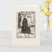 Het voortdurende kletsen in mijn hoofd kaart (Gele Bloem)