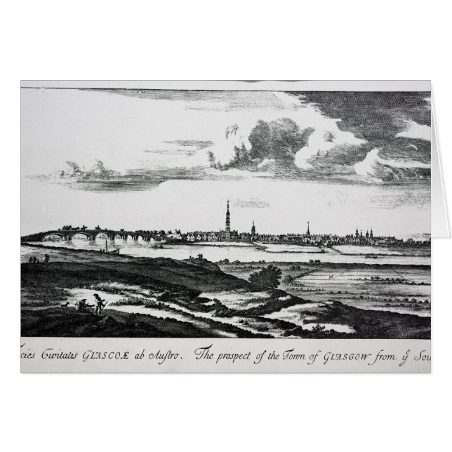 Het vooruitzicht van de stad Glasgow (Voorkant Horizontaal)