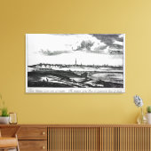 Het vooruitzicht van de stad Glasgow Canvas Afdruk (Insitu (Woonkamer))