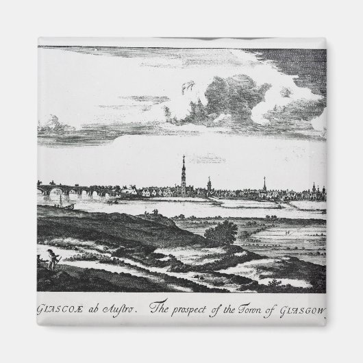 Het vooruitzicht van de stad Glasgow Magneet (Voorkant)