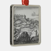 Het vooruitzicht van het sterling Castle Metalen Ornament (Rechts)