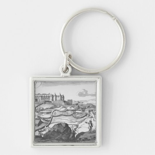Het vooruitzicht van het sterling Castle Sleutelhanger (Voorkant)