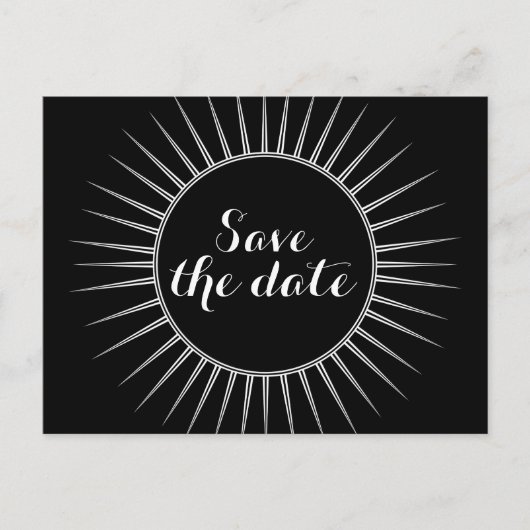 Het Voorwerp Deco Retro sparen het Briefkaart van (Voorkant)