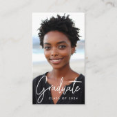 Het voorzien van een netwerkfoto terracotta van he visitekaartje (Voorkant)