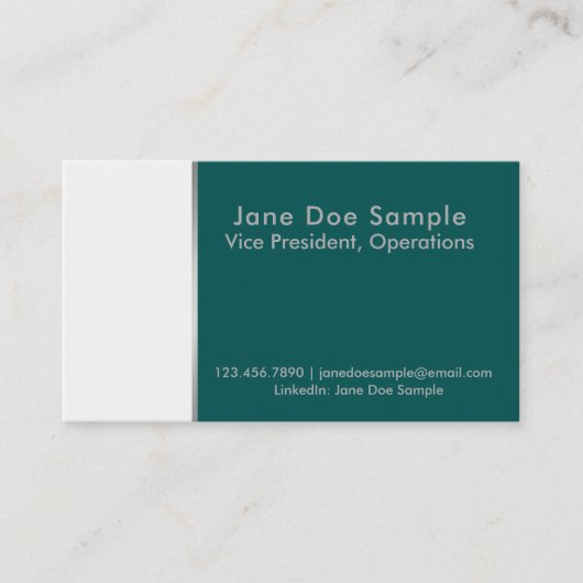 Het voorzien van een netwerkkaarten van Résumé Gro Visitekaartje (Voorkant)