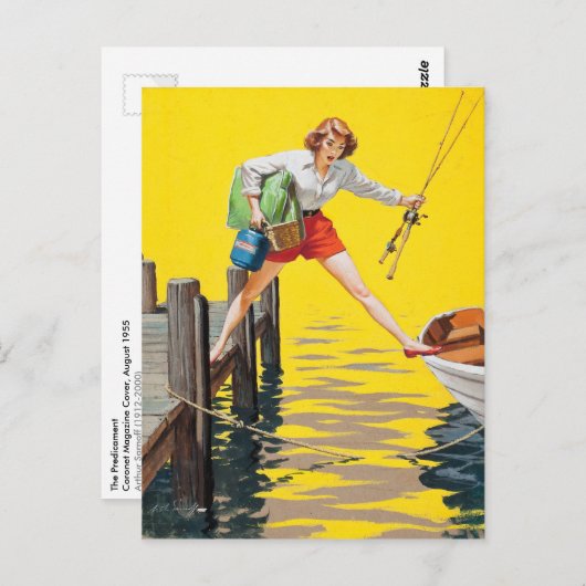 Het voorzitterschap, 1955 briefkaart (Voorkant / Achterkant)