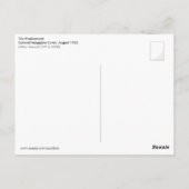 Het voorzitterschap, 1955 briefkaart (Achterkant)