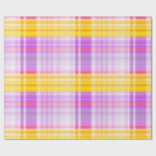 Het vormen Heldere Ruitencoördinerende PLAID 1- Cadeaupapier (Vlak)