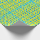 Het vormen Heldere Ruitencoördinerende PLAID 7- Cadeaupapier (Hoek)