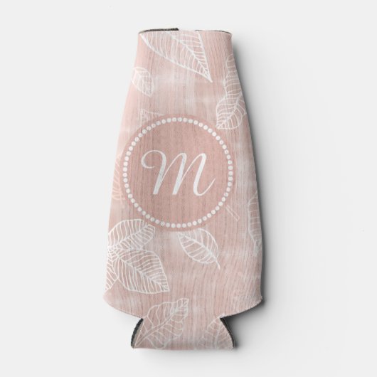 Het vormen Leidt Overzicht Roos Gold Monogram ID28 Flesjeskoeler (Voorkant)