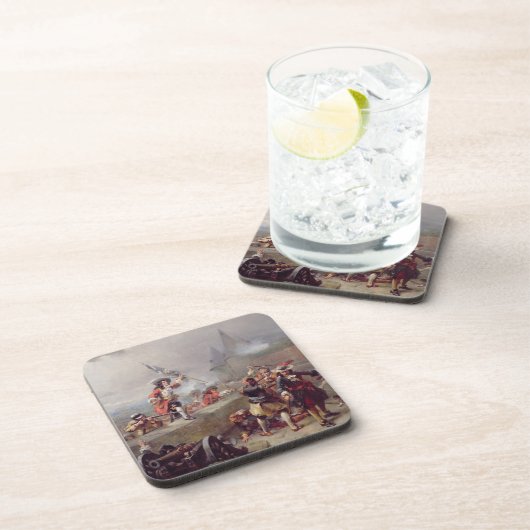 Het vormen van de Bewaarplaatsen (olie op canvas) Drankjes Onderzetter (Rechterzijde)