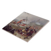 Het vormen van de Bewaarplaatsen (olie op canvas) Tegeltje (Zijkant)