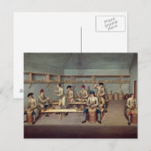 Het vormen van poederpellets briefkaart (Voorkant / Achterkant)