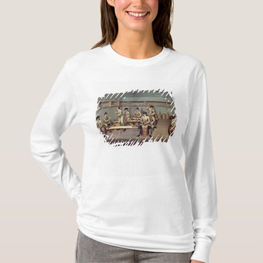 Het vormen van poederpellets t-shirt (Voorkant)