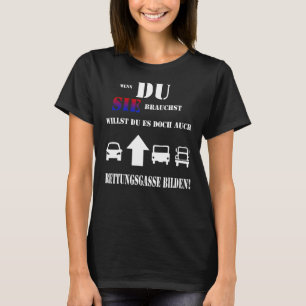 Het vormen van reddingsbaan Red het leven Eerste H T-shirt