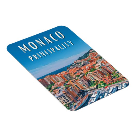 Het Vorstendom Monaco Magneet (Rechterzijde)