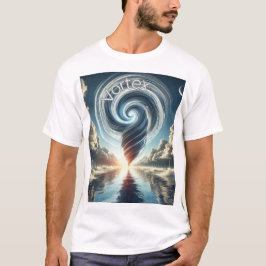 Het "Vortex" kosmische T-shirt