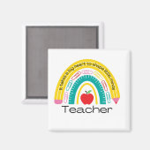 Het vraagt grote harten om kleine geesten leraar t magneet (Voorkant / Achterkant)