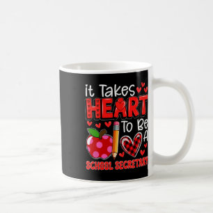 Het vraagt moed om een Valentijn van de schooldire Koffiemok