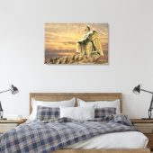 het vragen van met engel omwikkeld canvas afdruk (Insitu (Slaapkamer))
