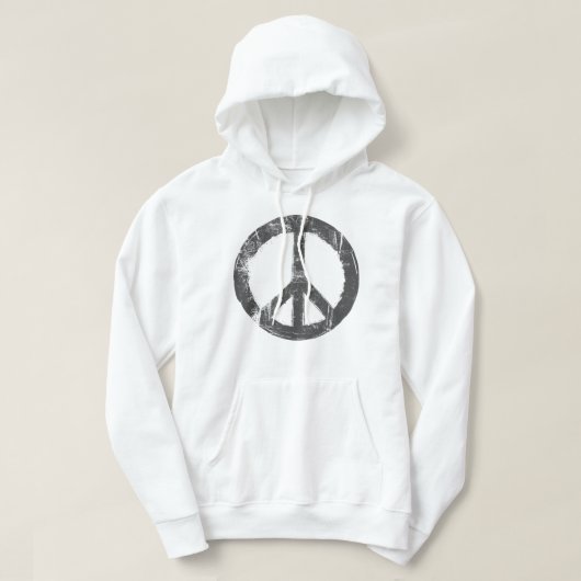 Het  vredesbord voor ontwerpen op afstand herstell hoodie (Design voorkant)