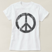 Het  vredesbord voor ontwerpen op afstand herstell t-shirt (Design voorkant)