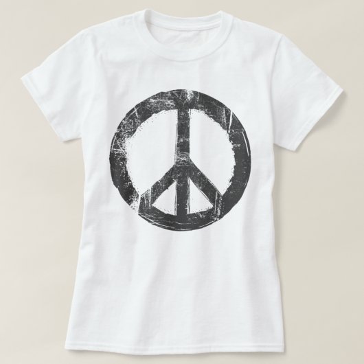 Het  vredesbord voor ontwerpen op afstand herstell t-shirt (Design voorkant)