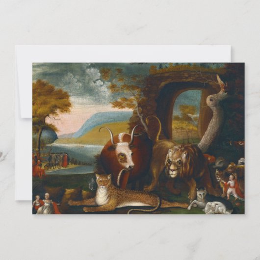 Het Vreedzame Koninkrijk en Penn's Verdrag door Hi Bedankkaart (Voorkant)