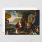 Het Vreedzame Koninkrijk en Penn's Verdrag door Hi Bedankkaart (Voorkant / Achterkant)