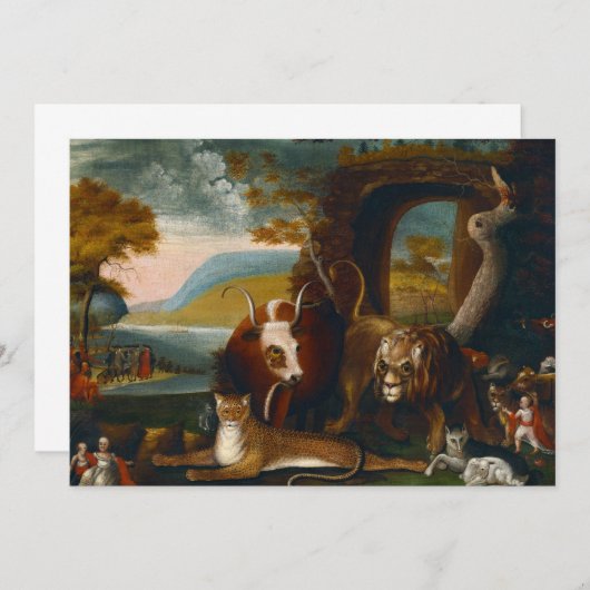 Het Vreedzame Koninkrijk en Penn's Verdrag door Hi Bedankkaart (Voorkant / Achterkant)