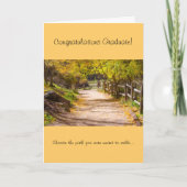 Het vreedzame Wenskaart van de Afstuderen van de Kaart (Voorkant)