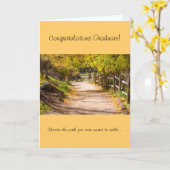 Het vreedzame Wenskaart van de Afstuderen van de Kaart (Gele Bloem)