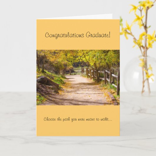 Het vreedzame Wenskaart van de Afstuderen van de Kaart (Gele Bloem)