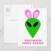 Het Vreemde Briefkaart van Pasen (Voorkant / Achterkant)