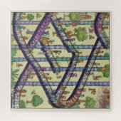 Het vreemde land van ladders en ladders puzzel legpuzzel (Horizontaal)