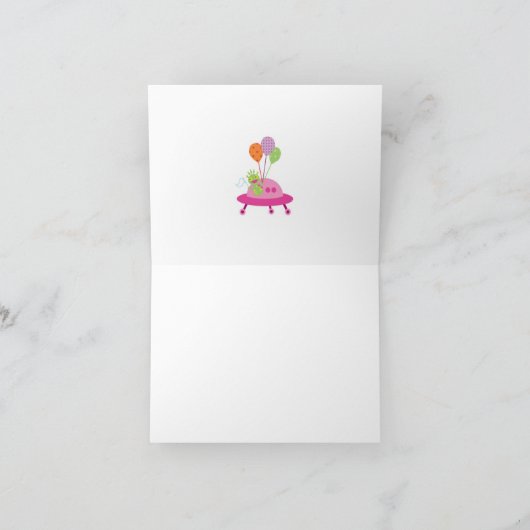 Het vreemde Meisje dankt u nota neemt van Kaart (Binnen)