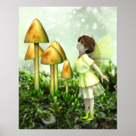 Het vreemde Poster Fairy - Fairy and Toadstools