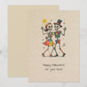 Het vreugdevolle einde van de Halloween Kaart (Voorkant / Achterkant)