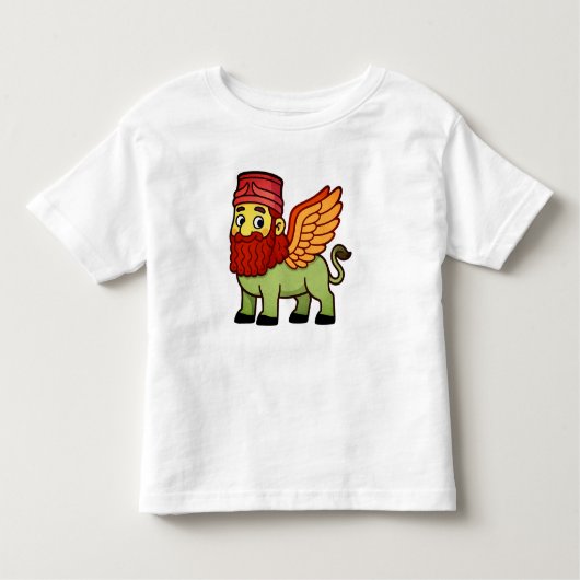 Het vriendelijke Lamassu T-shirt (Voorkant)